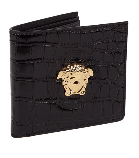 versace geldbörse|Versace leather wallet men.